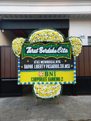Papan Bunga Duka di Ogan Baru