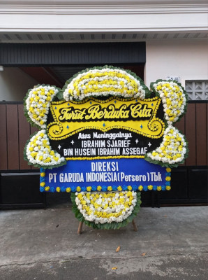 Papan Bunga Duka di Ogan Baru