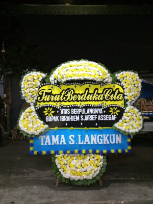 Papan Bunga Duka di Ogan Baru