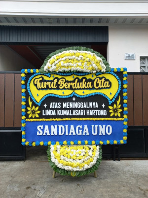 Papan Bunga Duka di Ogan Baru