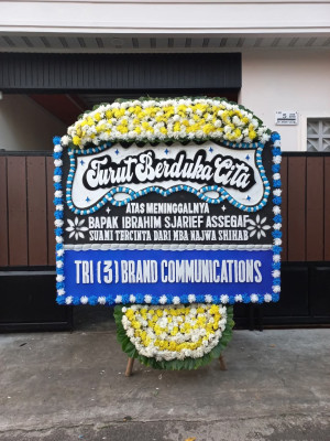 Papan Bunga Duka di Ogan Baru